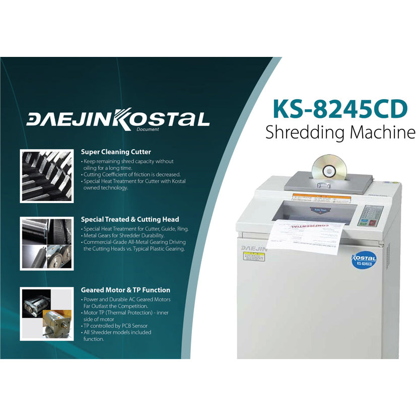 Daejin Kostal KS-8245 Cross-Cut Shredding Machine in Qatar