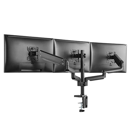 SkillTech Triple Monitor Gas Spring Mount with Usb Ports