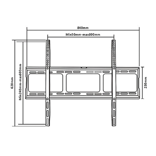 Premium Large Fixed Tv Wall Mount