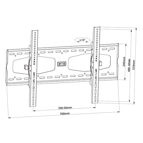 Premium Tilt Tv Wall Mount