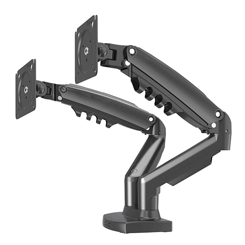 SkillTech Premium Dual Monitor Mechanical Gas Spring Monitor Arm