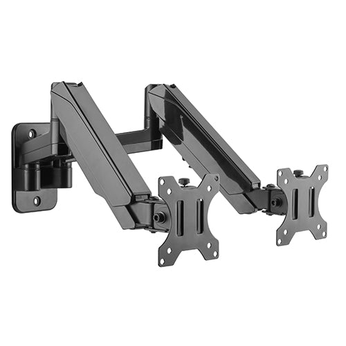 SkillTech Gas Spring Arm Double Monitor Wall Mount
