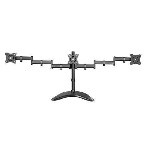 Premium Single Pole Triple-Monitor Aluminium Articulating Monitor Mount Stand