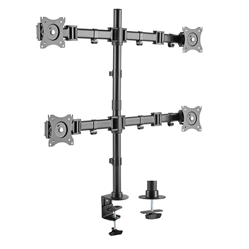 Premium Quad Monitors Premium Aluminium Articulating Monitor Arm