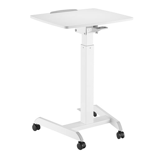 Premium Height Adjustable Tiltable Mobile Workstation With Foot Pedal