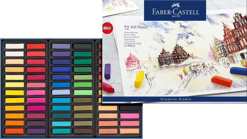 Faber-Castell FC128272 Creative Studio Soft Pastels Box of 72