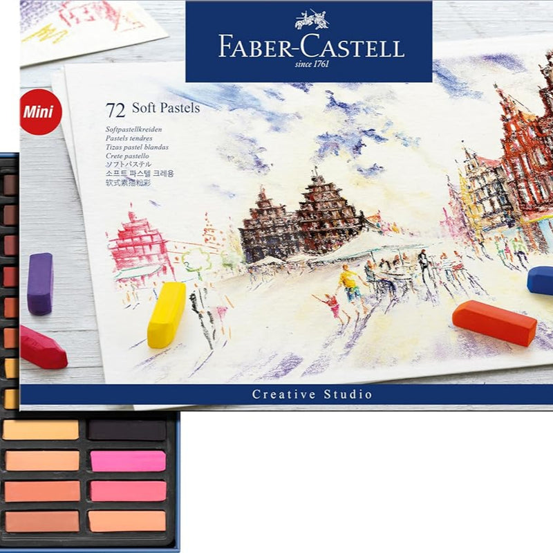 Faber-Castell FC128272 Creative Studio Soft Pastels Box of 72