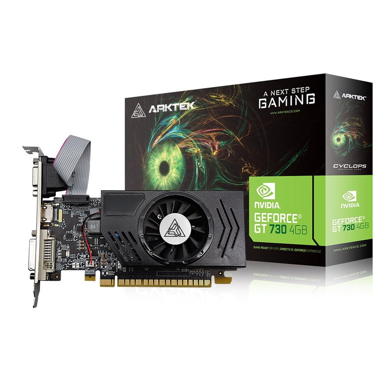 ARKTEK GT730 4GB 128Bit LP Graphics Card