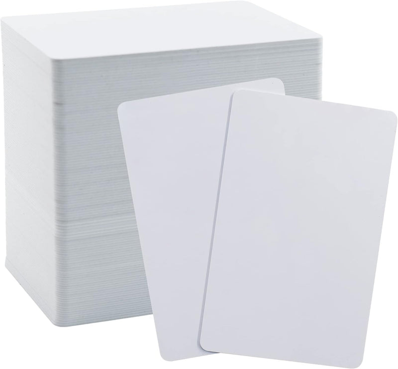 PACTO ID - PVC Blank White Cards CR80 cards - 500 Pcs Packing