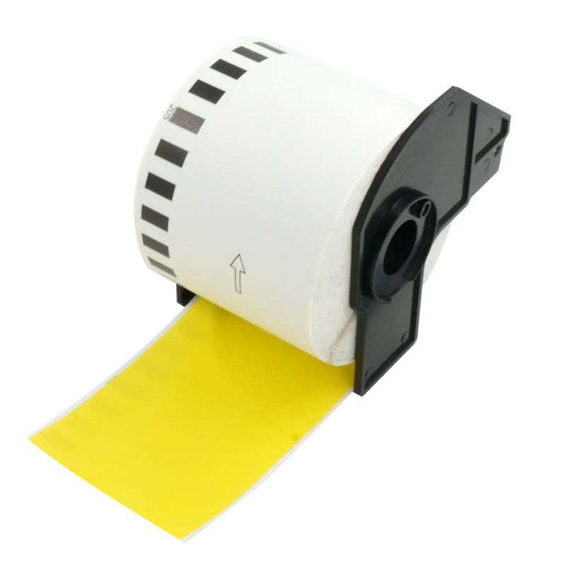 Compatible Brother DK-22214 Label Roll, Removable Continuous Paper, Black on White, 12 mm x 30.48 m