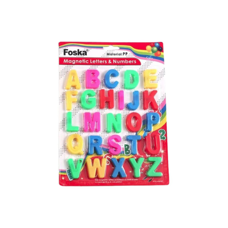 Colorful Whiteboard Magnetic Alphabets