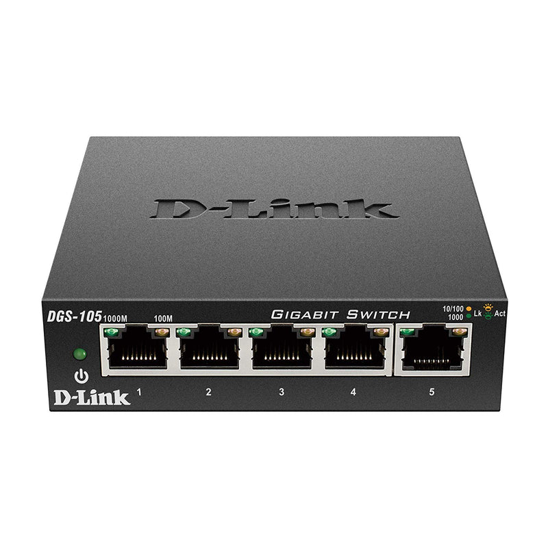 D-Link 5-port Gigabit Desktop Switch (DGS-105)