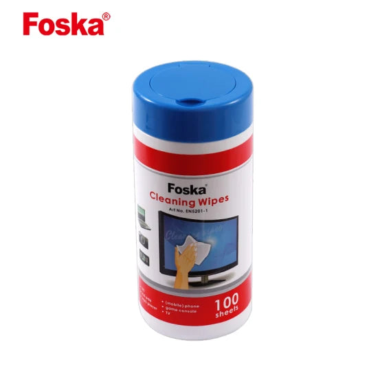 Foska Screen Cleaning Wipes (Pack of 100)