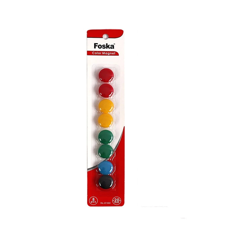 Foska Color Magnets 20mm (Pack of 8)