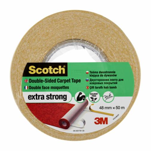 3M Scotch Skirting-Board Double-sided Tape Brown GFNSP 4204, 4202 Extra strong Carpet Tape Scotch 48 mm x 50m