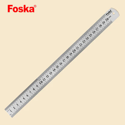 Foska Stainless Steel Ruler 30CM