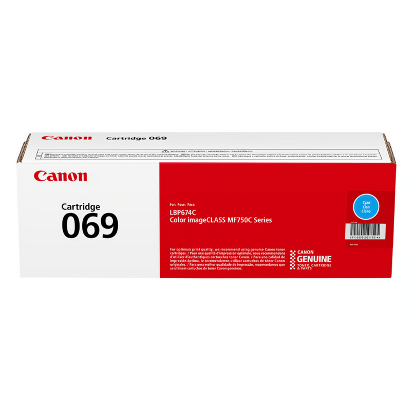 Canon 069 Toner Cartridge Cyan