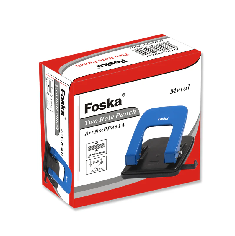 Foska 2-Hole Metal Punch 35 Sheets