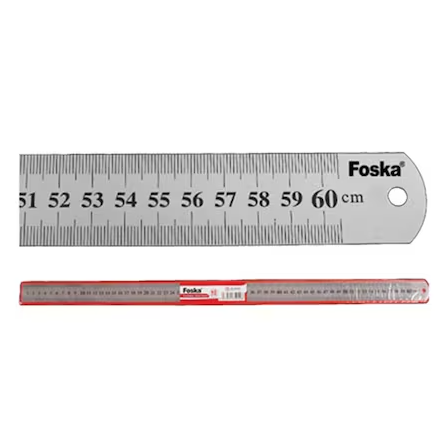 Foska Stainless Steel Ruler 60CM