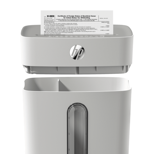 HP OneShred 8CC Shredder, UK-Version