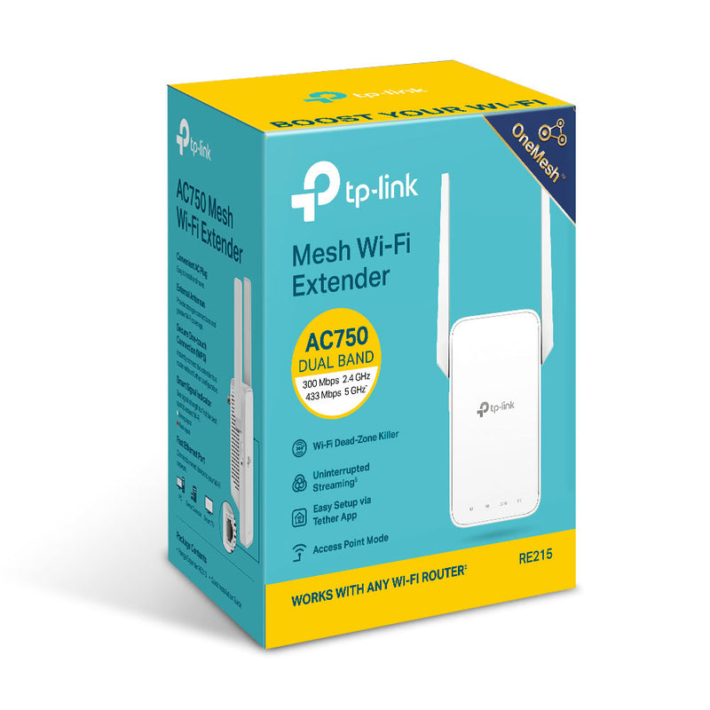 TP-Link Mesh Wireless Wifi Extender (AC750) RE205