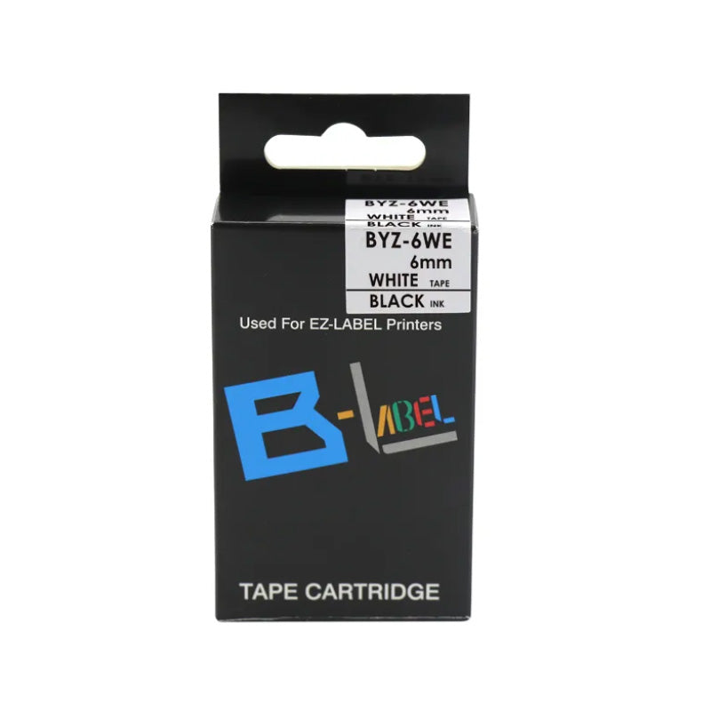 Compatible Casio XR-12BU1 Black on Blue 12mm x 8m Label Tape (BYZ-12BU)