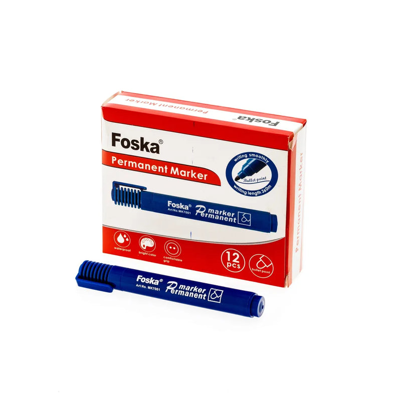 Foska Permanent Marker - Blue