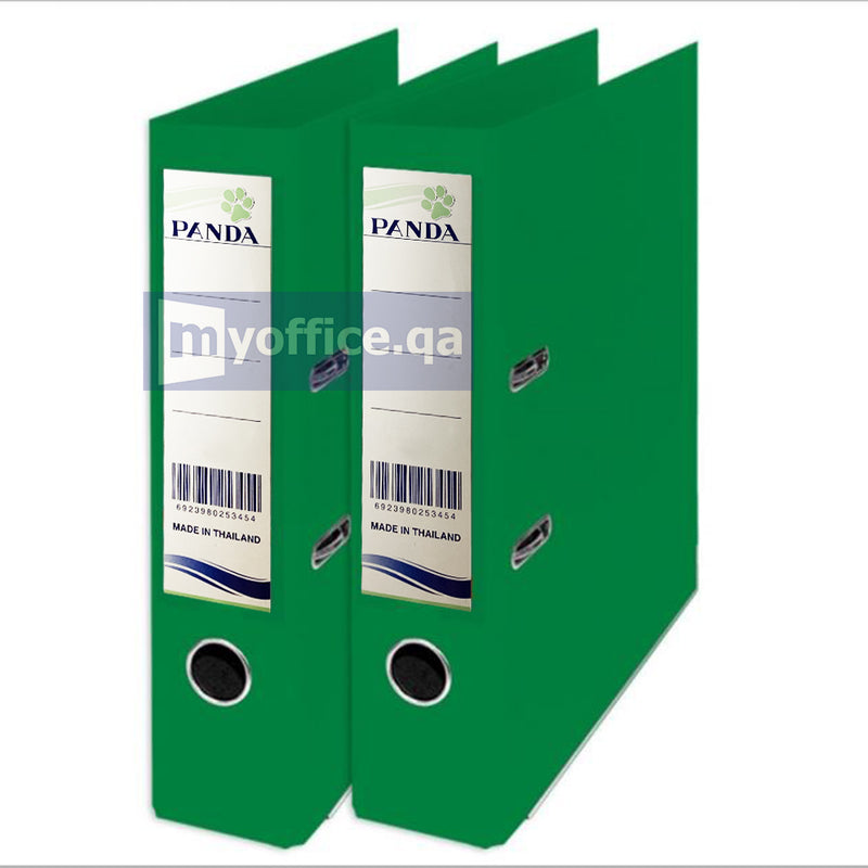 PVC Box File F/S Green 75mm