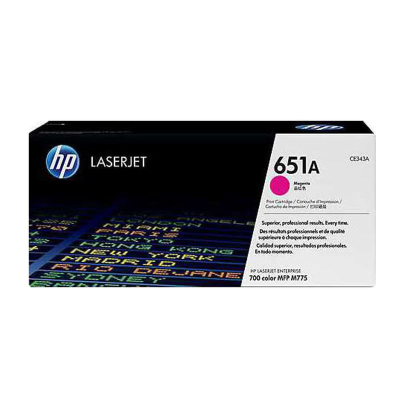 HP 651A Magenta LaserJet Toner Cartridge (CE343A)