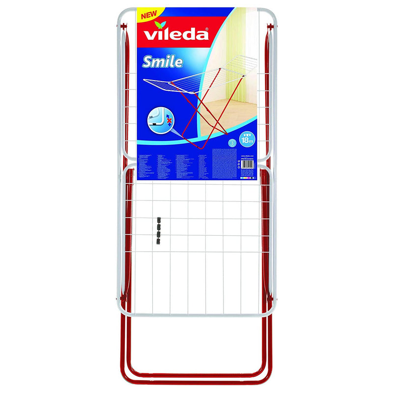 Vileda Smile Steel X-Leg Indoor Cloth Dryer