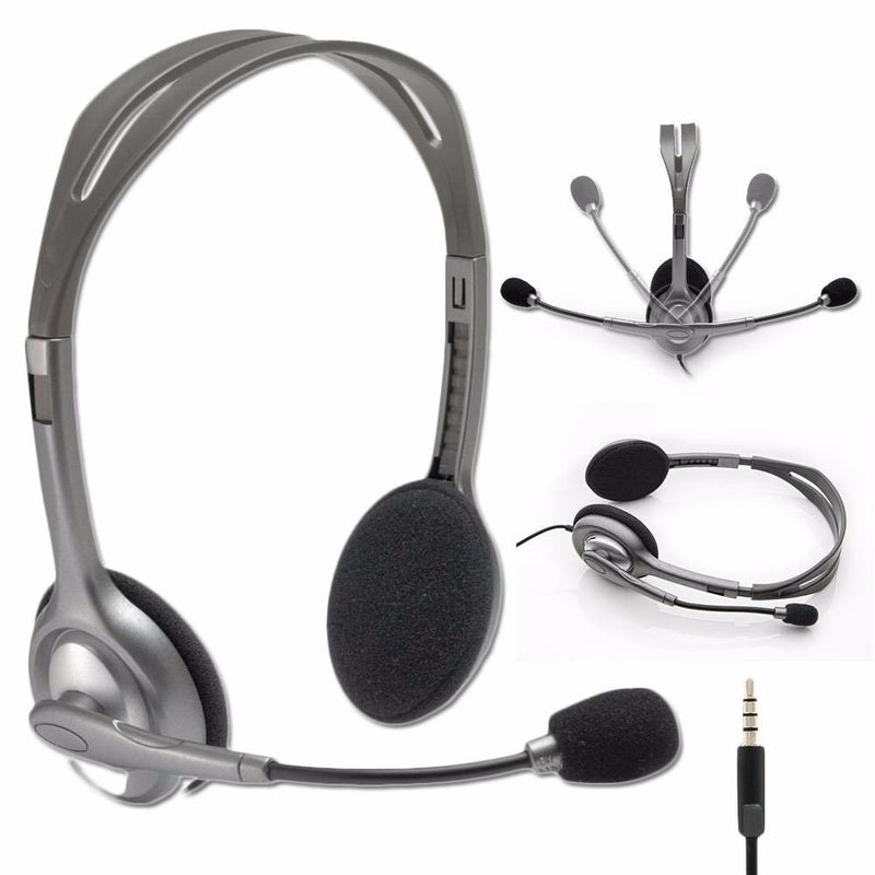 Logitech H110 Stereo Headset, Black