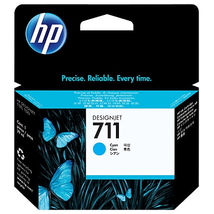 HP 711 Cyan Ink Cartridge (CZ130A)