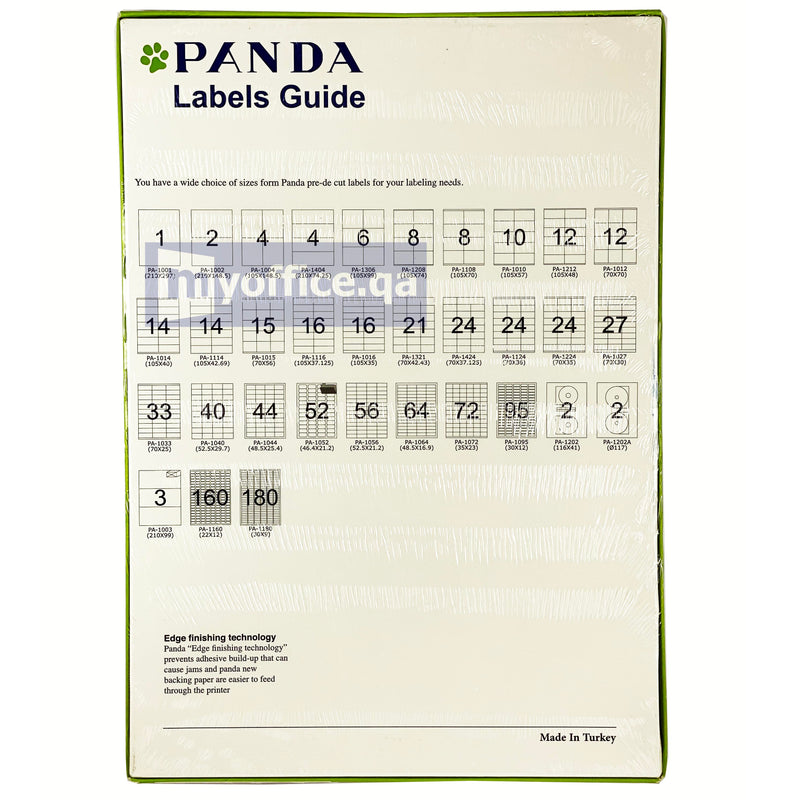 ملصقات متعددة الأغراض 10 قطع (عبوة من 100 قطعة) PA-1010، 105 مم × 57 مم